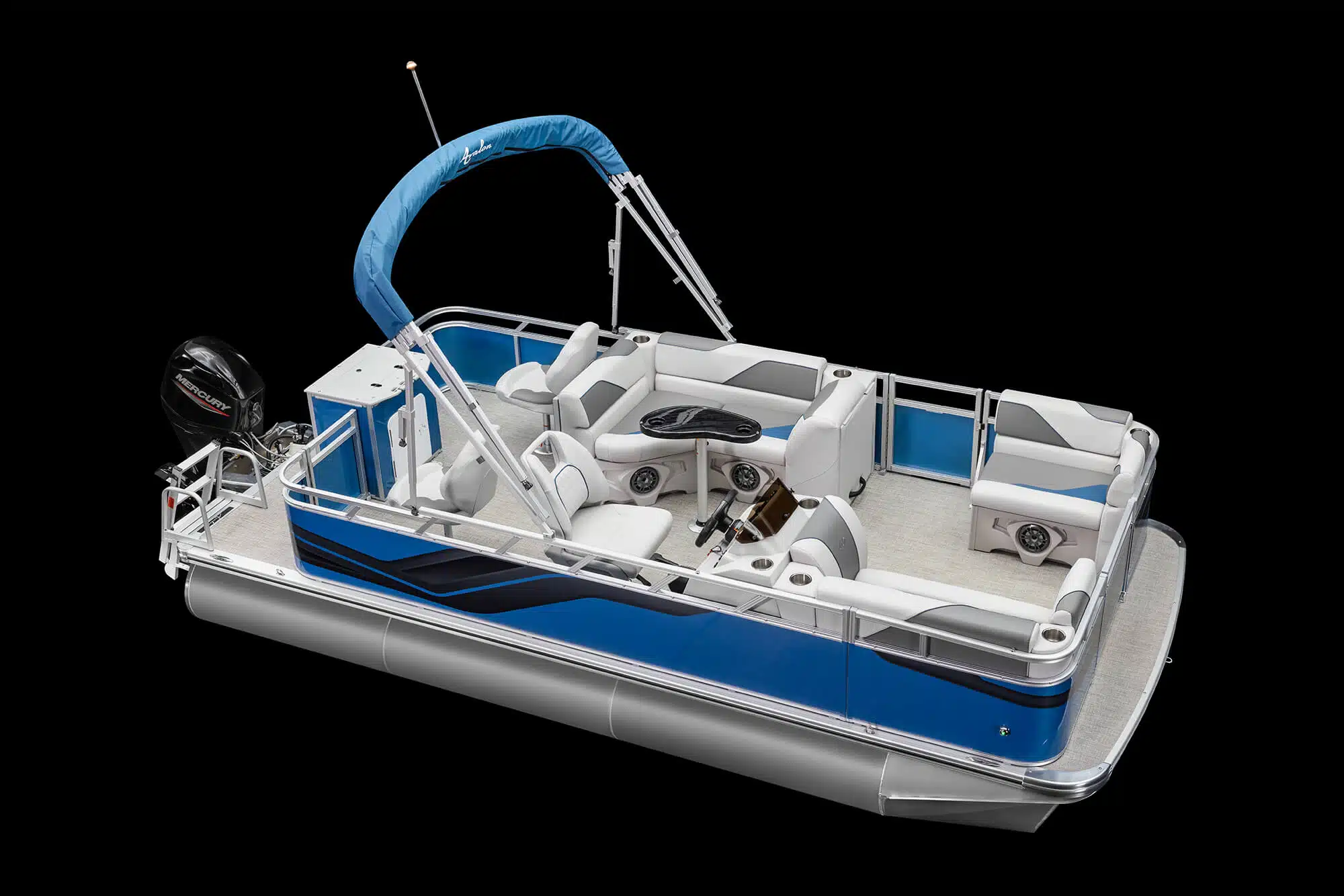 Venture Pontoon Boats: Compact Fishing Boats - Avalon Pontoon Boats