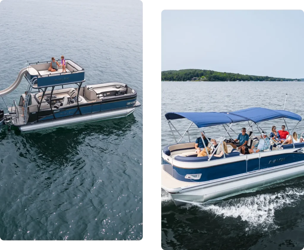 Double Decker Pontoon Boat