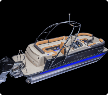 Discover our range of pontoon boats for sale, equipped with powerful motors for a smooth and enjoyable ride.