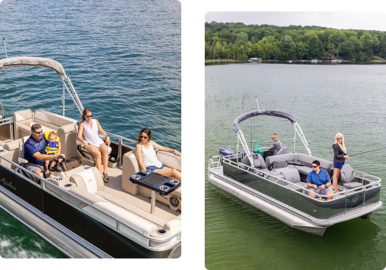 Small pontoon boats discount