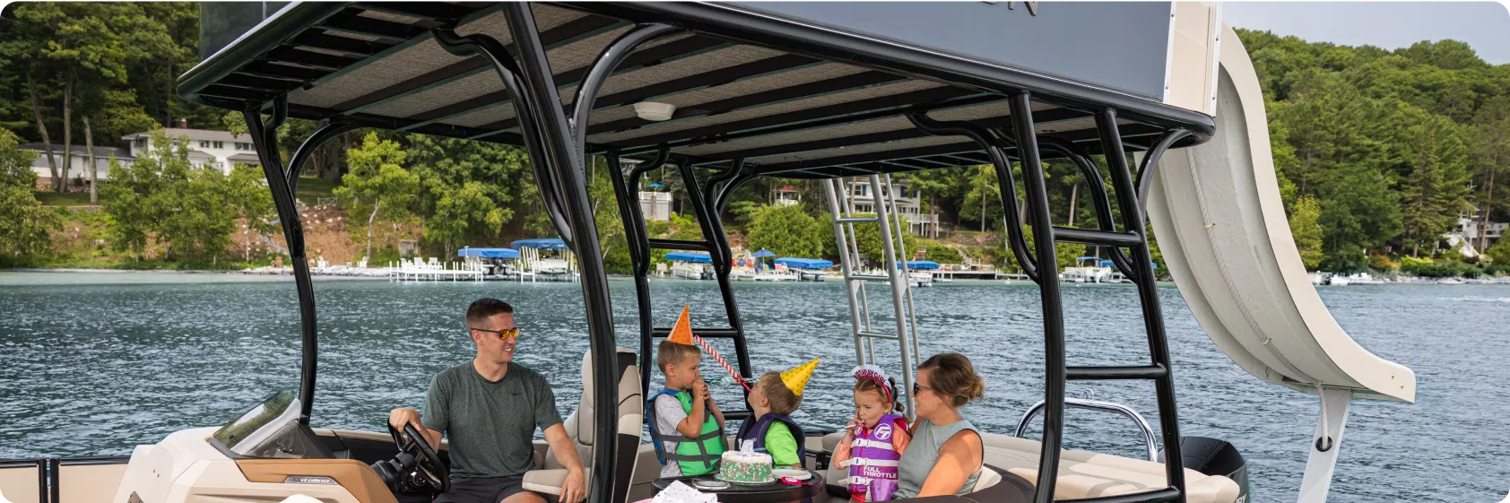 Are There Options For Adding A Slide To A Pontoon Boat?